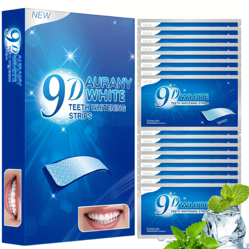 Teeth Whitening Gel - 21 paia di strisce sbiancanti per