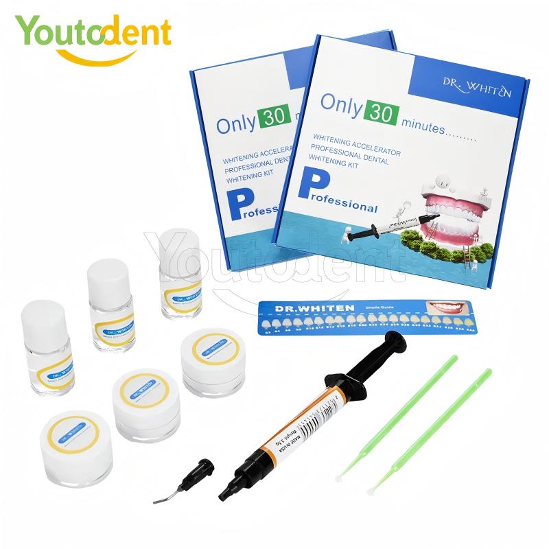 Teeth Whitening Gel - Kit di sbiancamento dentale 35% idrogeno
