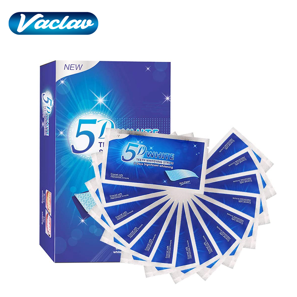 Teeth Whitening Gel - Strisce Sbiancanti 5D per Denti, Gel