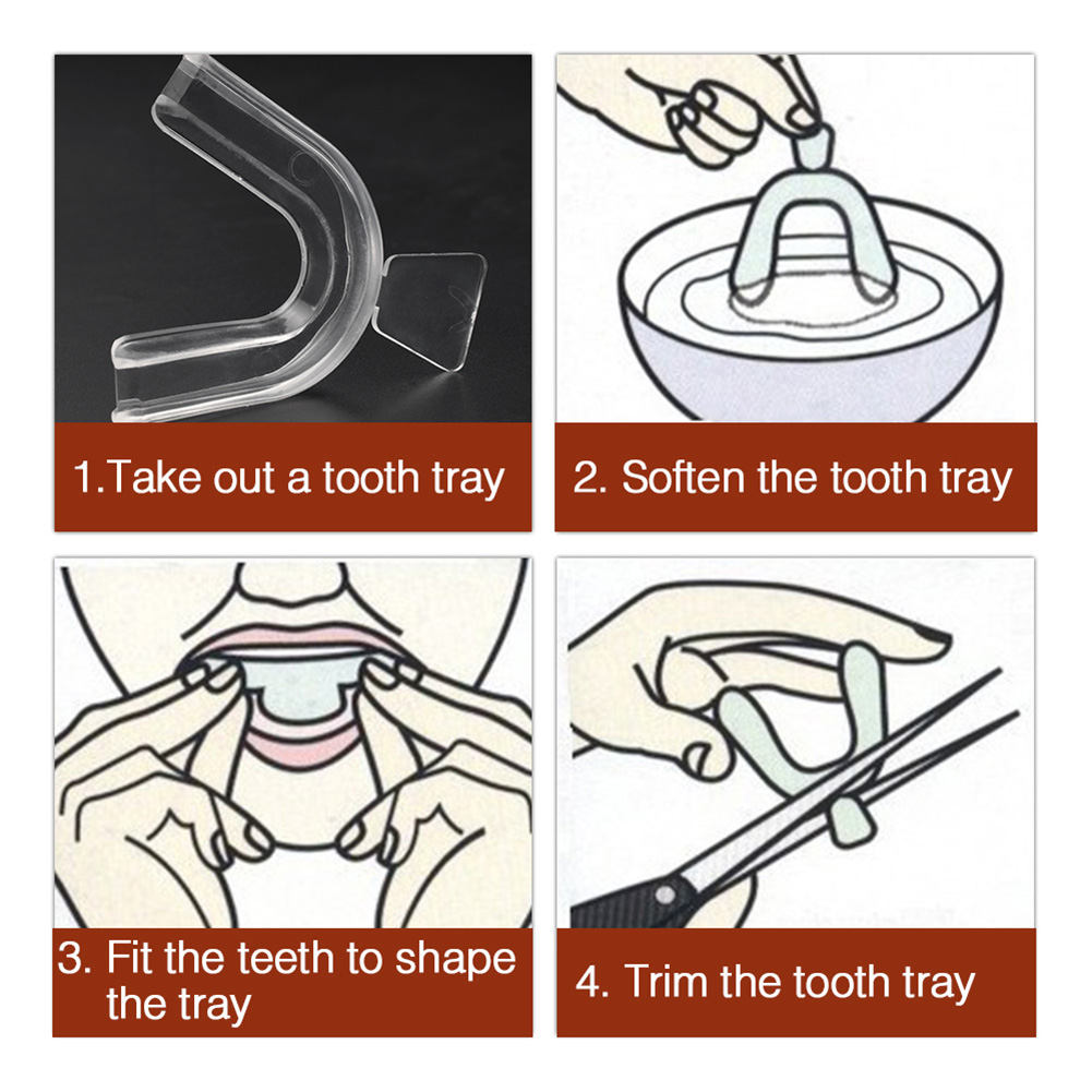 2-10 pezzi di paradenti in sil - Teeth Whitening With Trays recensione e prezzo