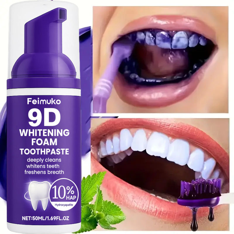 Dentifricio sbiancante 9D viol - Teeth Whitening Natural recensione e prezzo