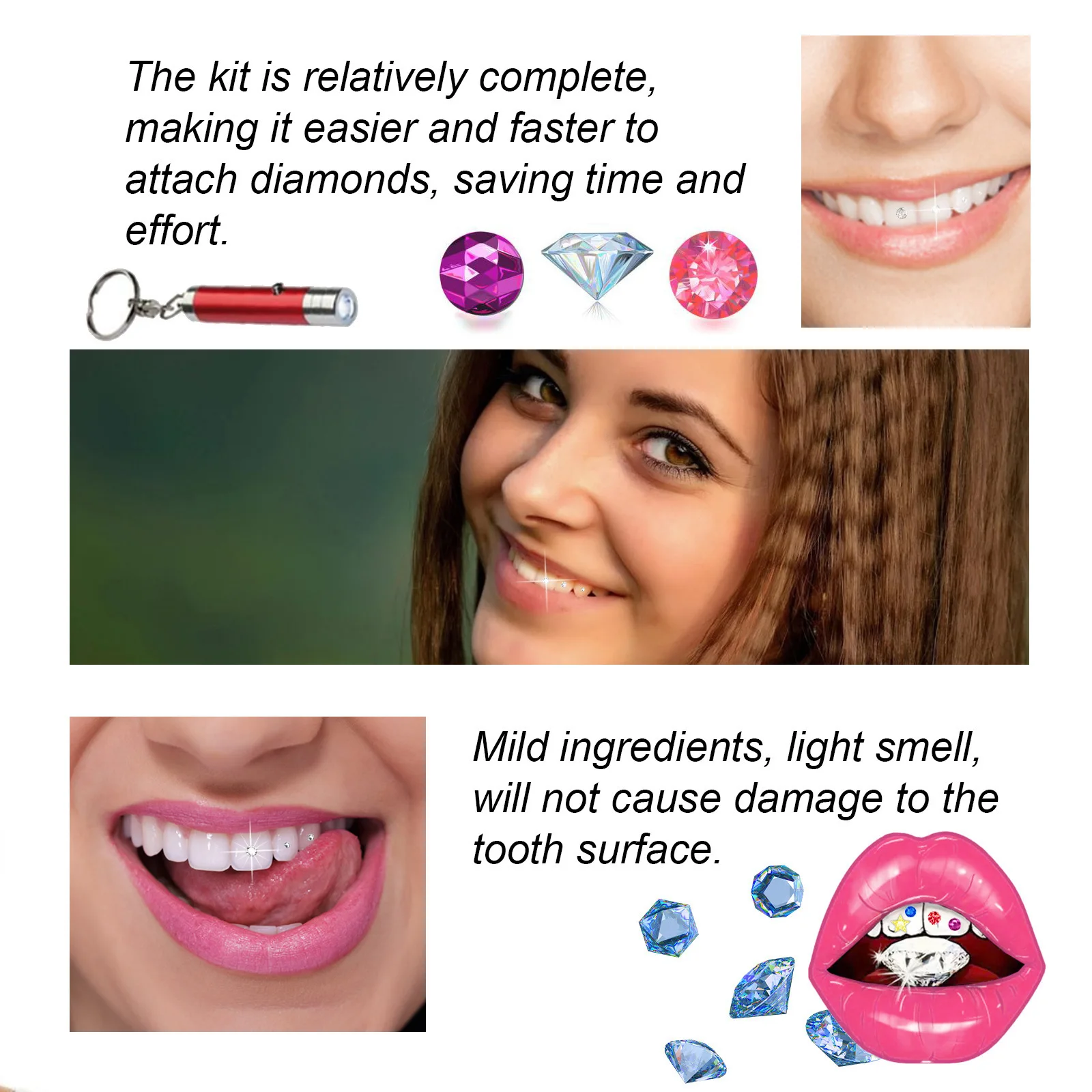 Kit Gioielli per Denti Fai-da- - Teeth Whitening Light Kit recensione e prezzo