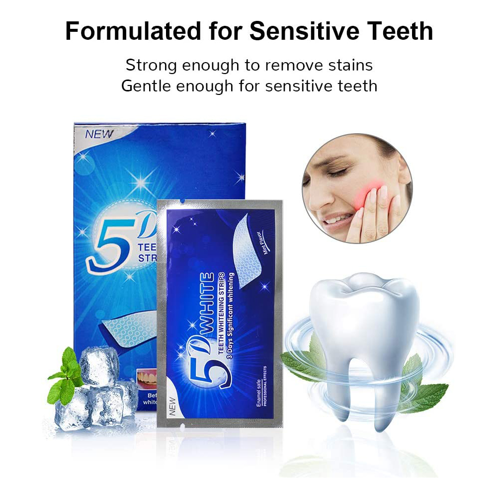 Strisce Sbiancanti 5D per Dent - Teeth Whitening Gel recensione e prezzo