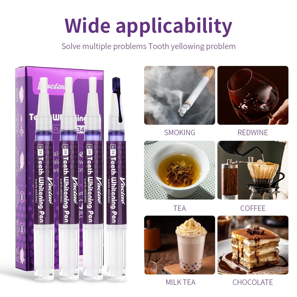 Vaclav V34 Penna gel sbiancant - Teeth Whitening Gel recensione e prezzo